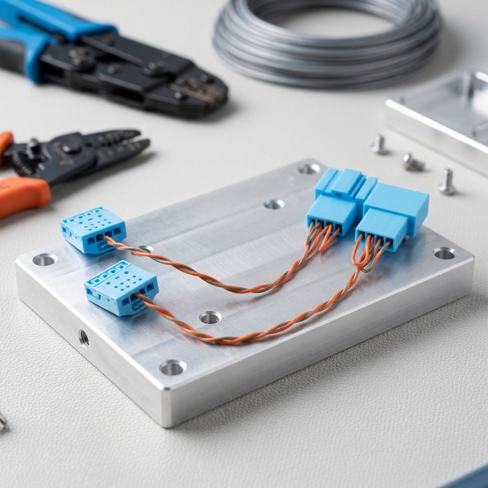 Audio Jumper Wire - Cablaggio per subwoofer auto con adattatore