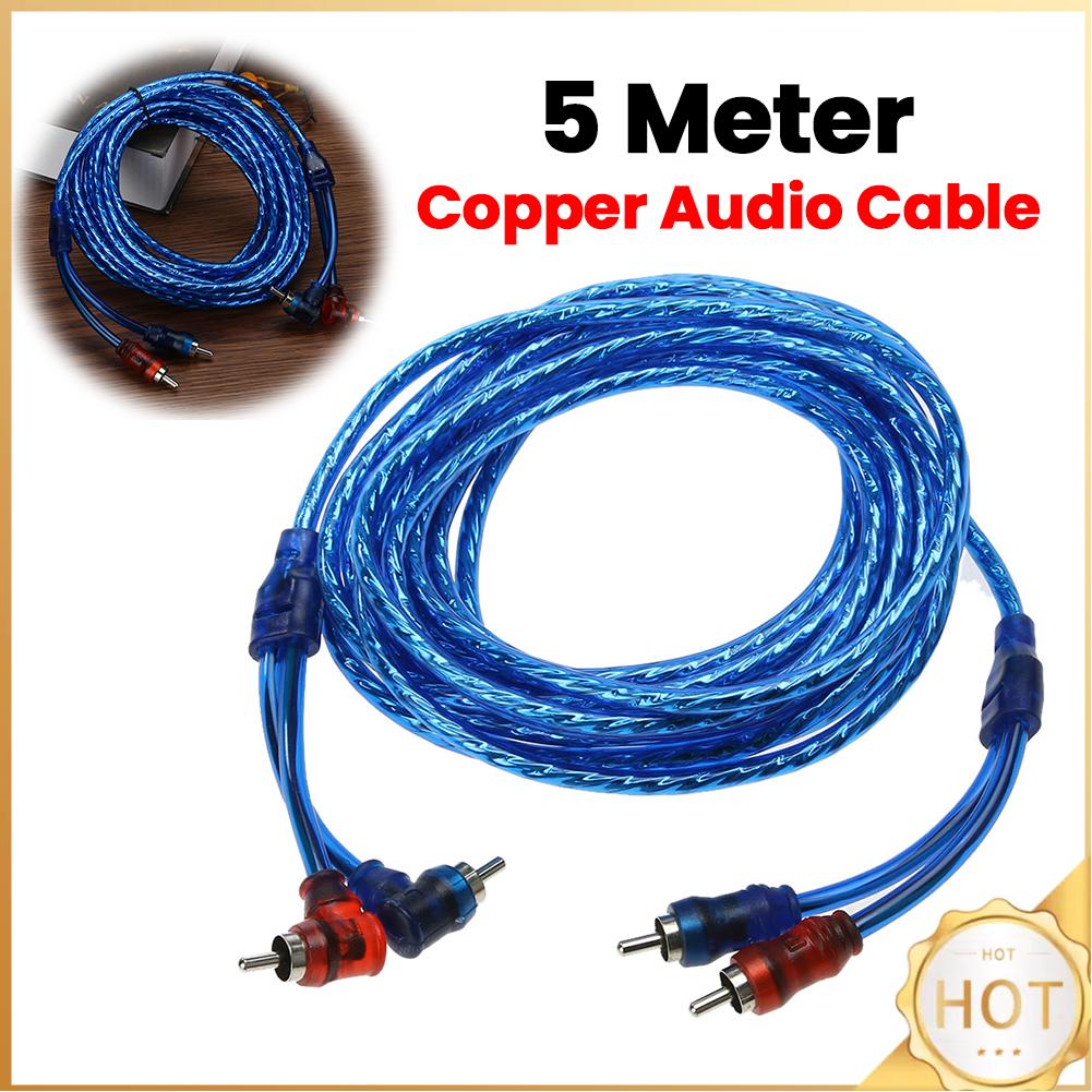 Audio Jumper Wire - Cavo di Collegamento RCA da 5m