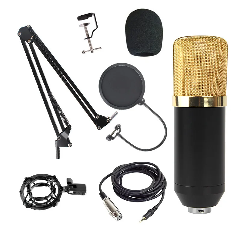 Condenser Microphone Kit - Kit microfono a condensatore BM800, streaming