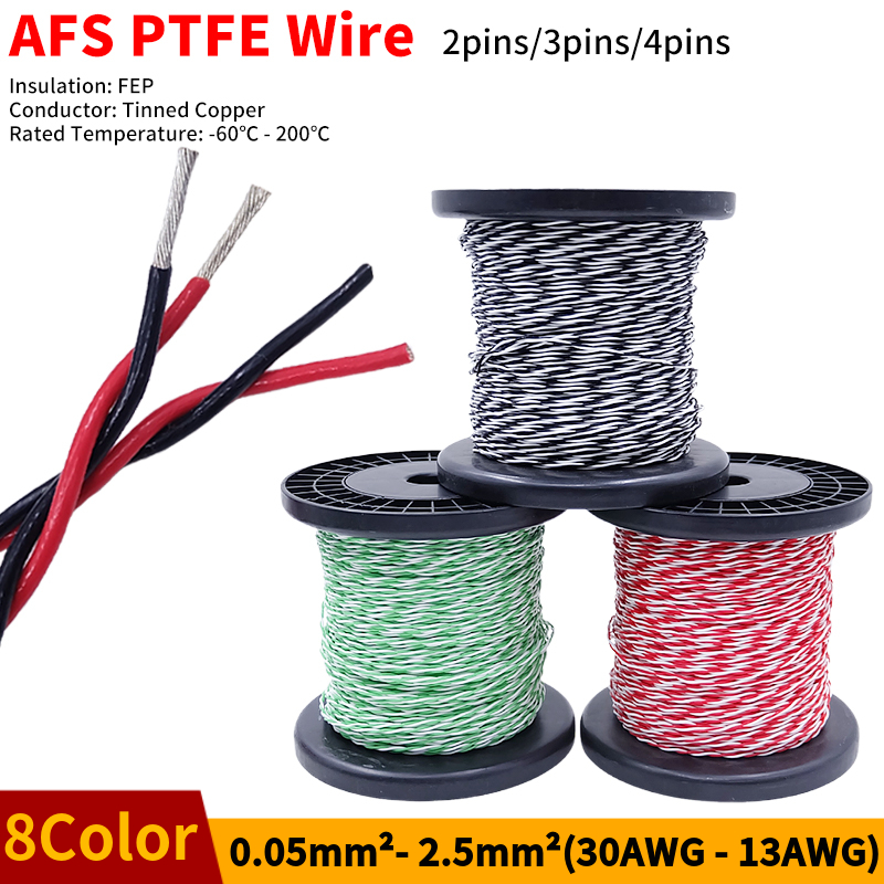 Audio Jumper Wire - Filo di PTFE AFS200 2 pin