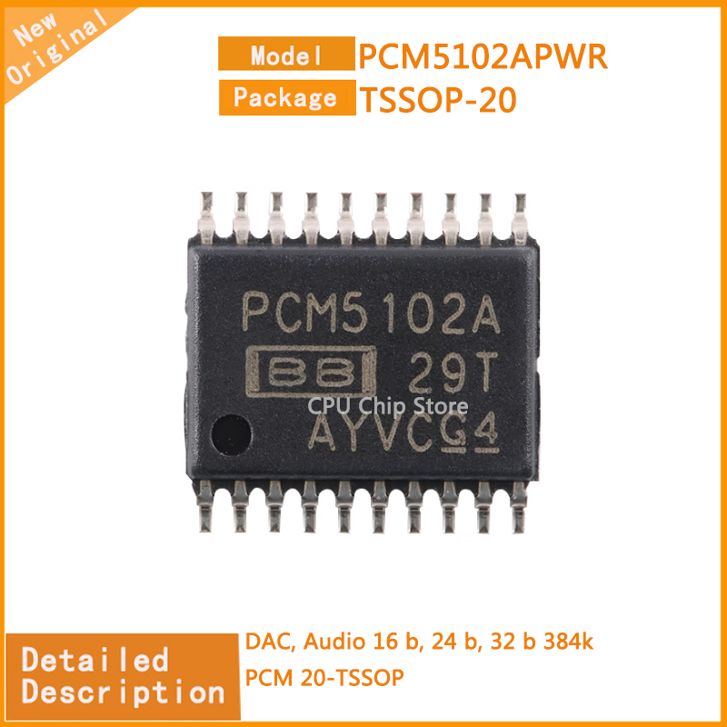 Pcm5102 - 5 Pz/lotto Nuovo Originale PCM5102APWR PCM5102