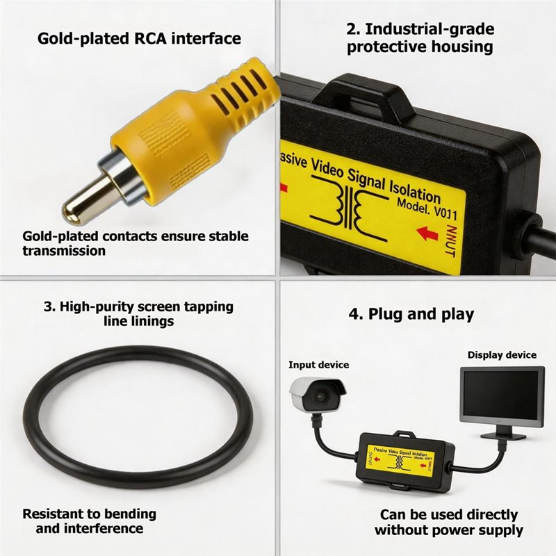 Audio Cable Rca - Filtro per Telecamera Auto, Isolatore di