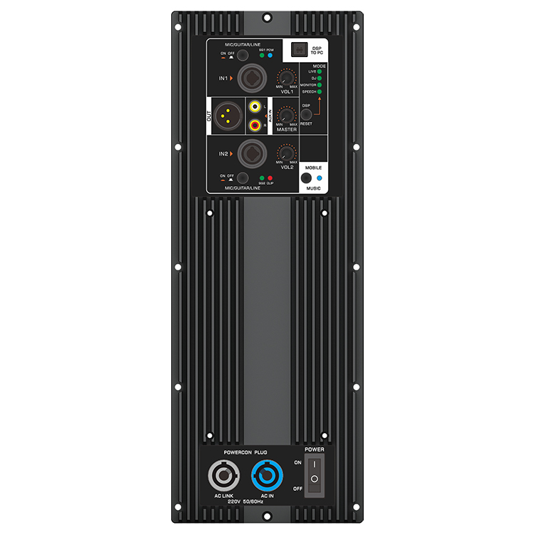 Class D Amplifier - Modulo Amplificatore di Potenza in Metallo