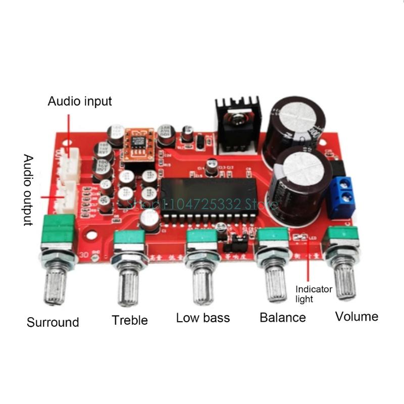 Volume Control Board - Scheda audio preamplificatore tono LM4610 Migliora