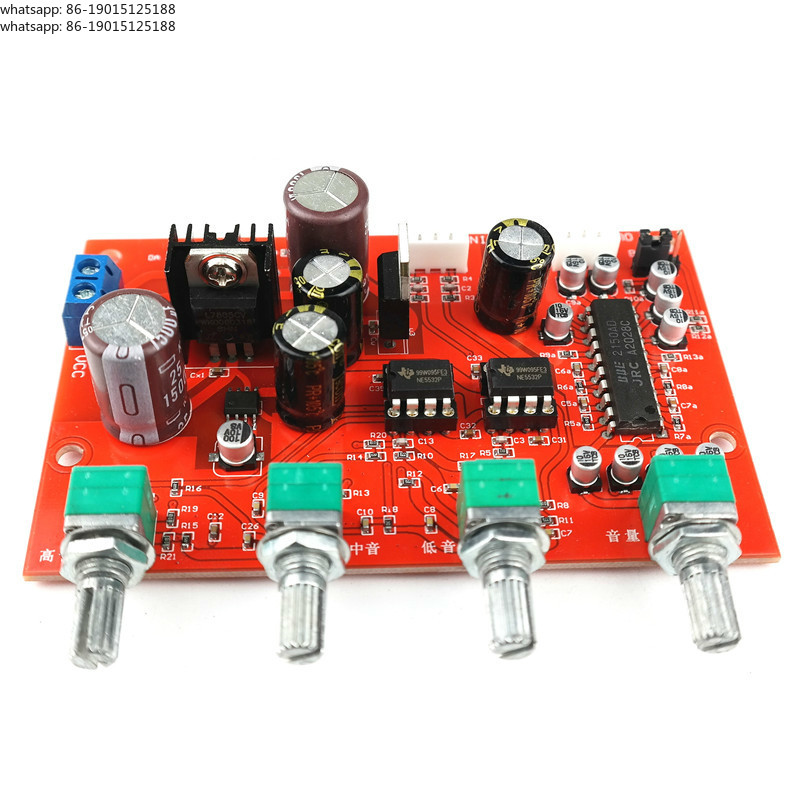Volume Control Board - Scheda Audio Preamplificatore NE5532 NJM2150 BBE