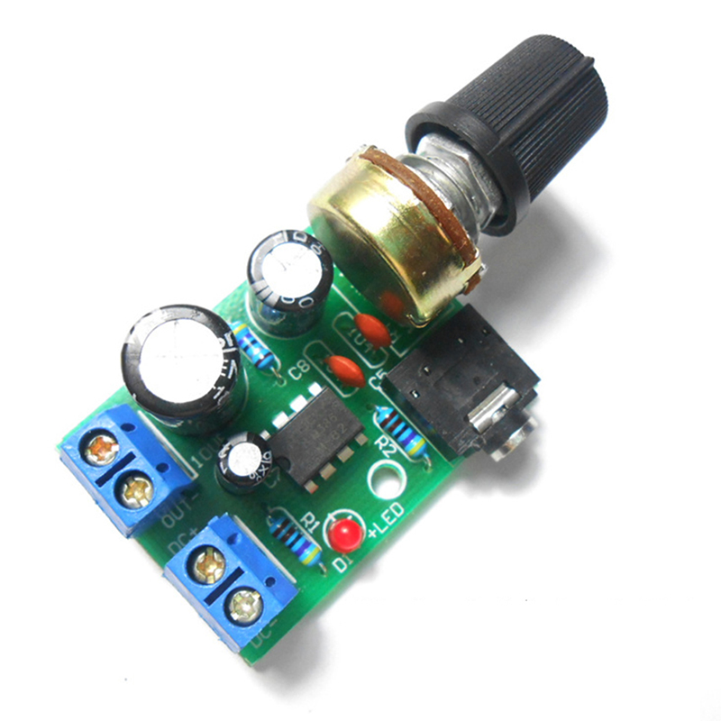 Volume Control Board - Scheda amplificatore audio LM386 Mono 3,5