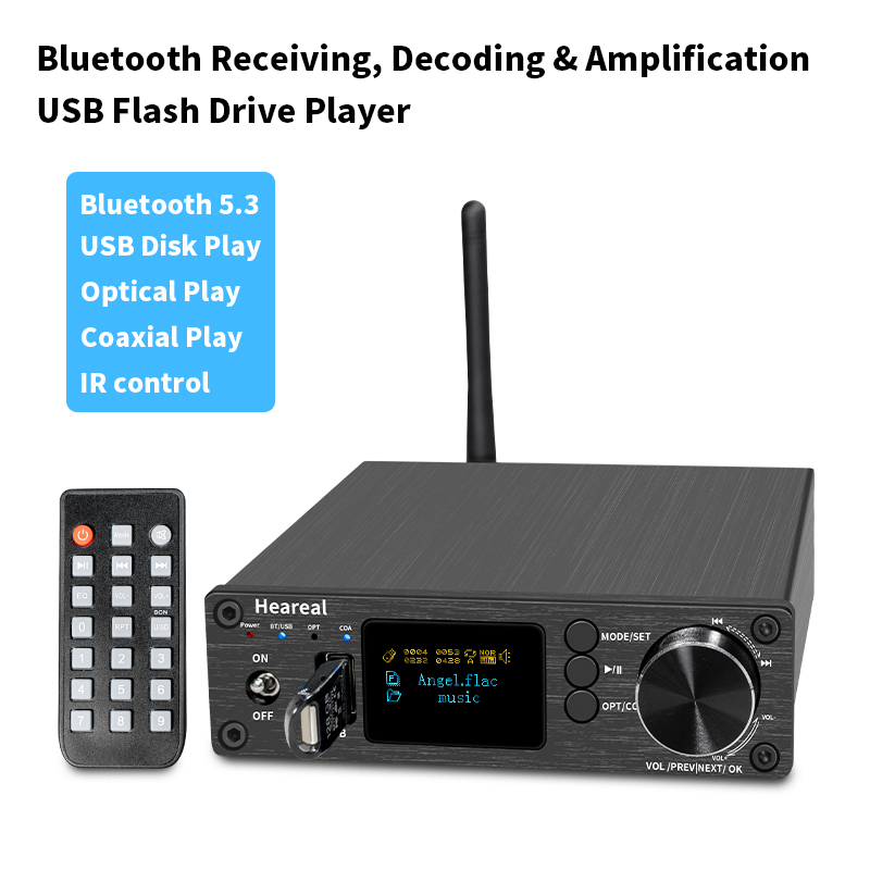 Passive Preamp - Ricevitore Audio Bluetooth 5.3 HiFi con