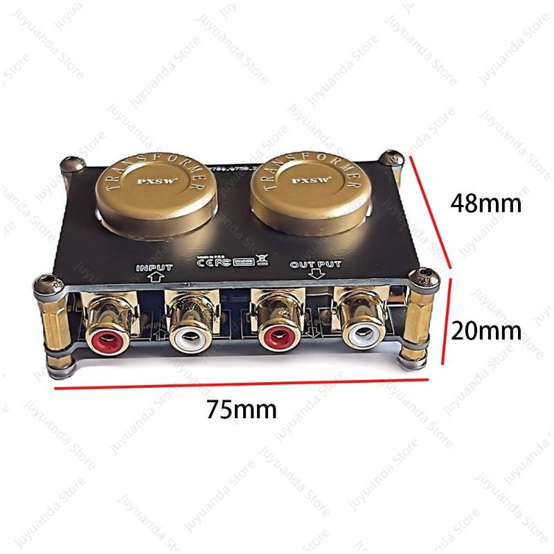 AV103: isolatore audio con tra - Passive Preamp recensione e prezzo