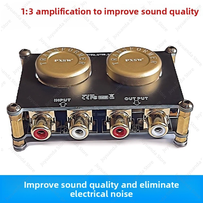 AV103: isolatore audio con tra - Passive Preamp recensione e prezzo