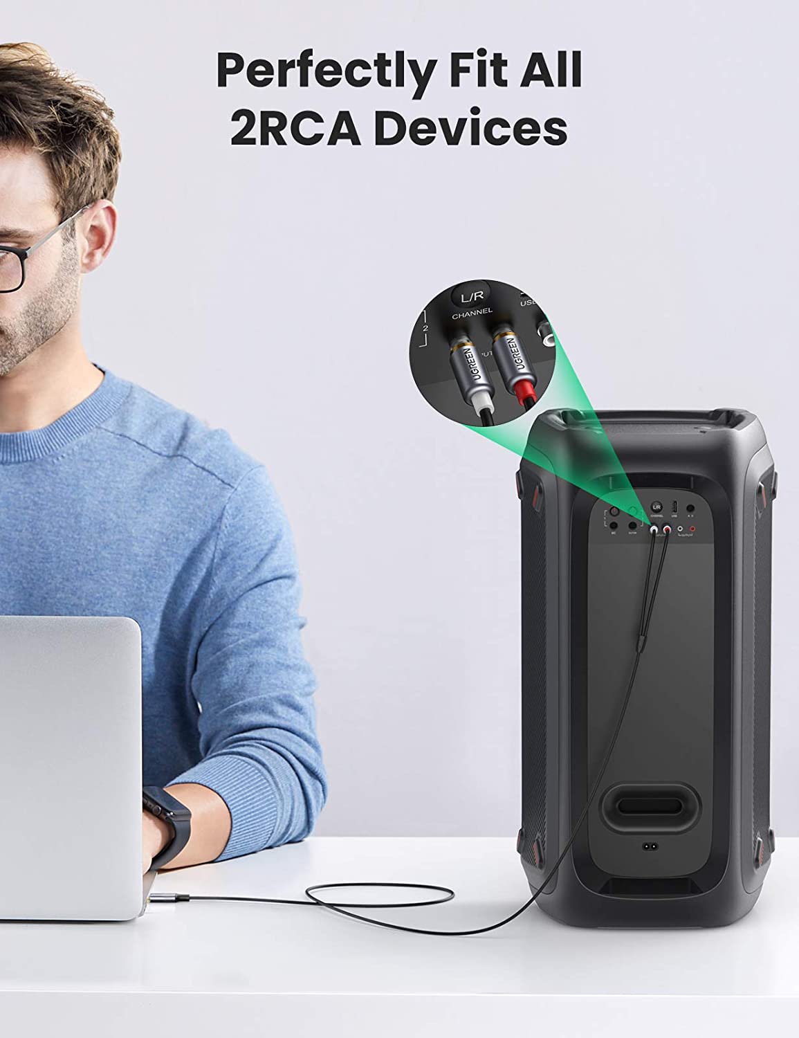 Cavo audio UGREEN da USB-C a R - Audio Cable Rca recensione e prezzo