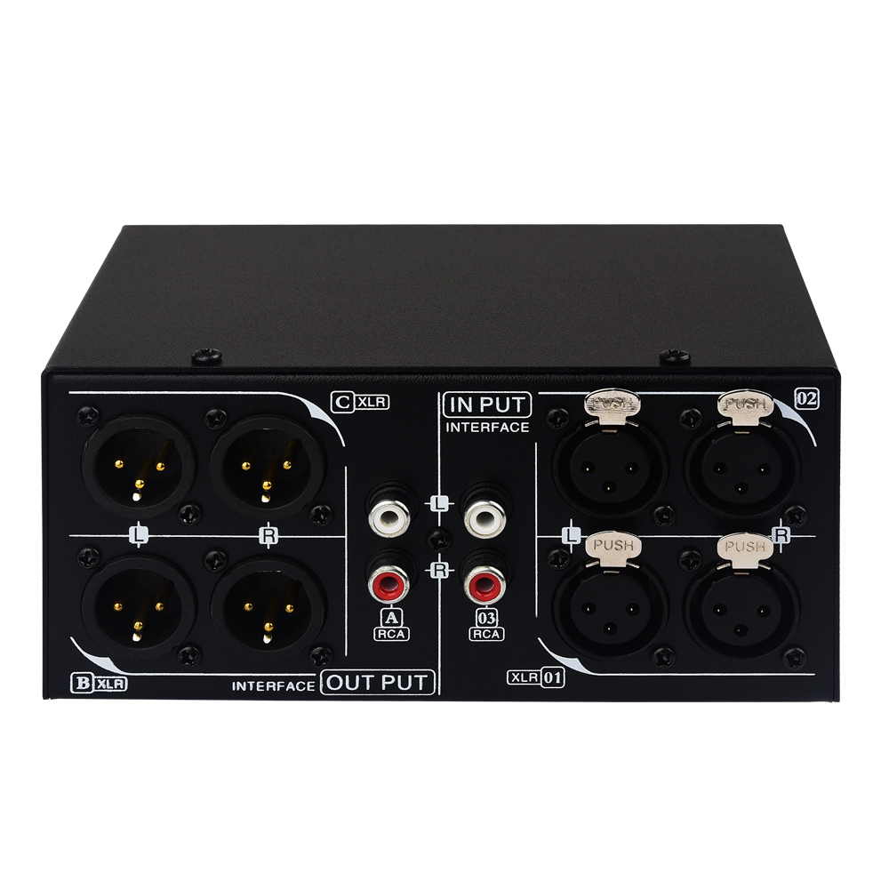 3 in 3 out segnale XLR complet - Passive Preamp recensione e prezzo