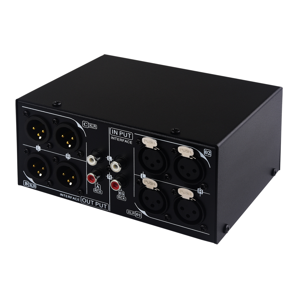 3 in 3 out segnale XLR complet - Passive Preamp recensione e prezzo