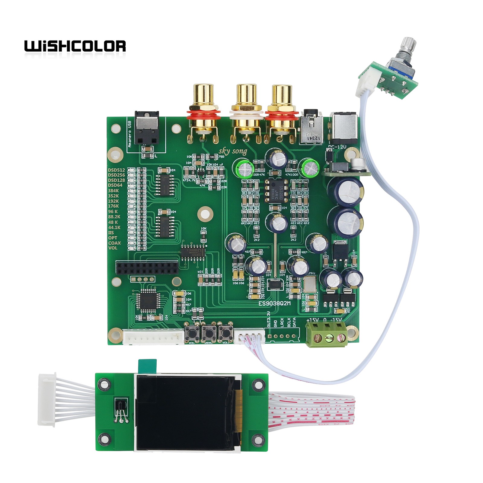 Wishcolor Sky Song ES9038Q2M s - Dac Board recensione e prezzo