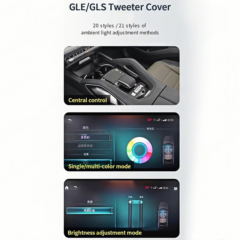 64 Colori LED per Mercedes Ben - Tweeter recensione e prezzo
