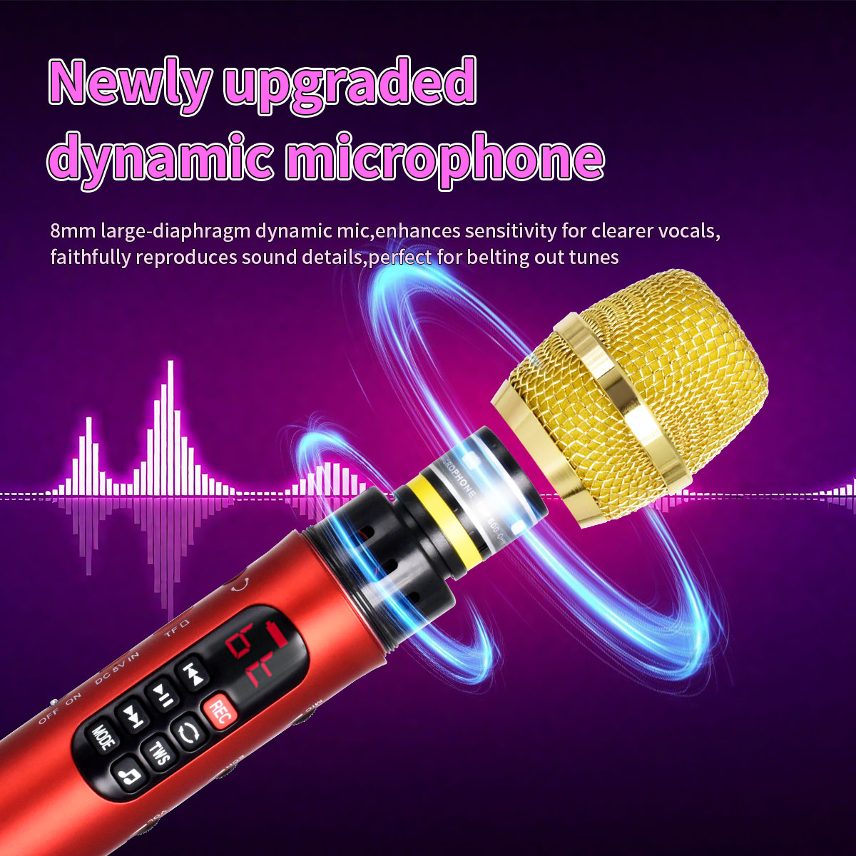 1 pezzo di 28 cm 25 W/Pc Karao - Condenser Microphone Kit recensione e prezzo